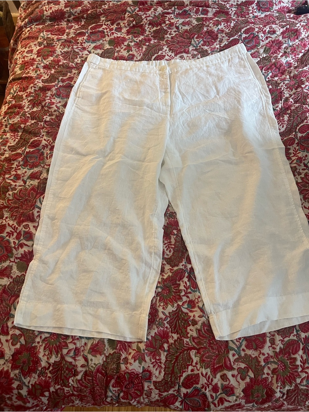 J Jill Wide Leg Linen Pants